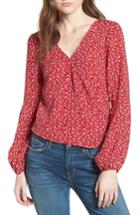 Women's Leith Surplice Blouse - Red