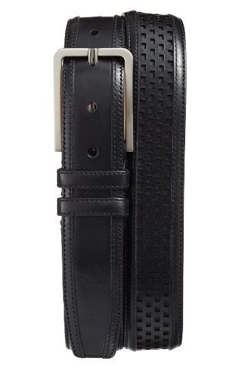 Men's Mezlan Palma Leather Belt - Brown