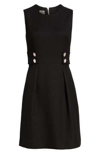 Women's Anne Klein Button Detail Fit & Flare Dress