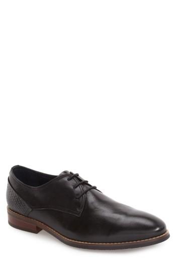 Men's Hart Schaffner Marx 'seattle' Plain Toe Derby .5 M - Black