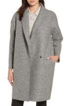 Women's Sosken Emma Boiled Wool Coat - Grey