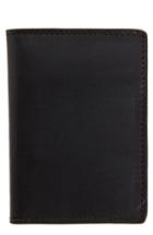 Men's Nordstrom Men's Shop Darien Leather Bifold Card Case - Black