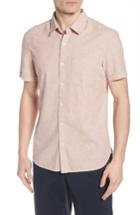 Men's Ag Pearson Regular Fit Short Sleeve Sport Shirt - Pink