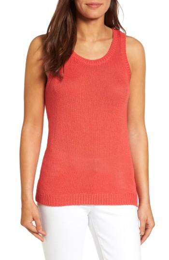 Women's Halogen Tape Yarn Tank - Pink