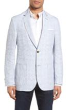 Men's Flynt Glen Plaid Linen Sport Coat