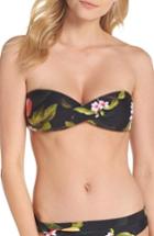 Women's Ted Baker London Cherry Blossom Bandeau Bikini Top - Black