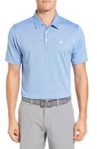 Men's Travis Mathew The Zinna Performance Polo, Size - Blue