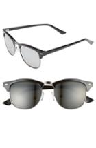 Men's 1901 Carson 50mm Sunglasses - Black/ Silver