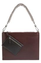 Alexander Wang Genesis Box Chain Leather Pouch - Brown