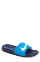 Men's Nike 'benassi Solarsoft 2' Slide Sandal M - Blue