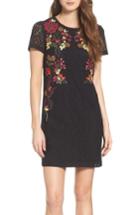 Women's French Connection Legere Embellished Sheath Dress - Black