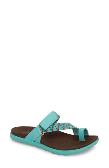 Women's Merrell Around Town Sunvue Sandal M - Blue/green