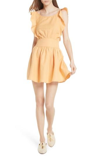 Women's Free People Erin Minidress - Metallic