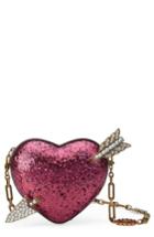 Gucci Broadway Glitter Heart Minaudiere - Pink