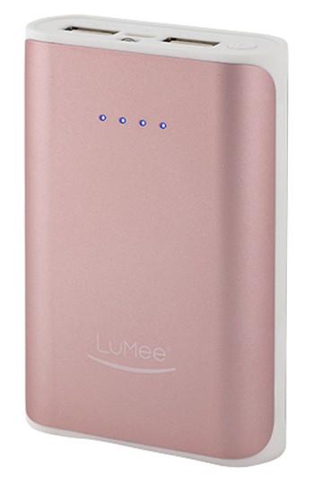 Lumee Power Bank Portable Mobile Device Charger, Size - Pink