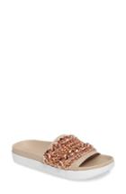 Women's Kendall + Kylie Shiloh Chain Link Platform Slide .5 M - Beige