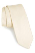 Men's The Tie Bar Herringbone Vow Silk Tie, Size - Yellow