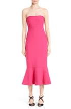 Women's Cinq A Sept 'luna' Flounce Hem Strapless Dress