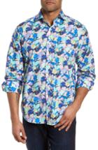Men's Bugatchi Classic Fit Watercolor Floral Sport Shirt