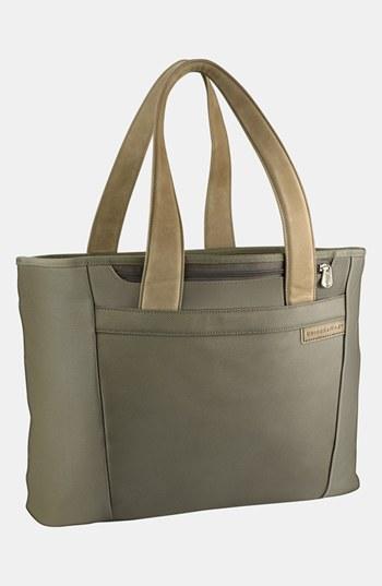 Men's Briggs & Riley 'large Baseline' Shopping Tote - Green
