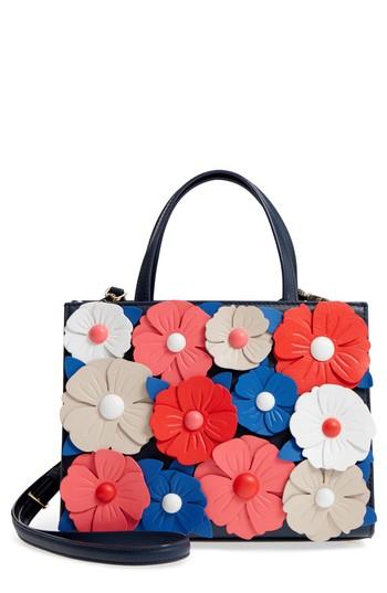 Kate Spade New York Madison Daisy Lane - Sam Leather Handbag - Blue