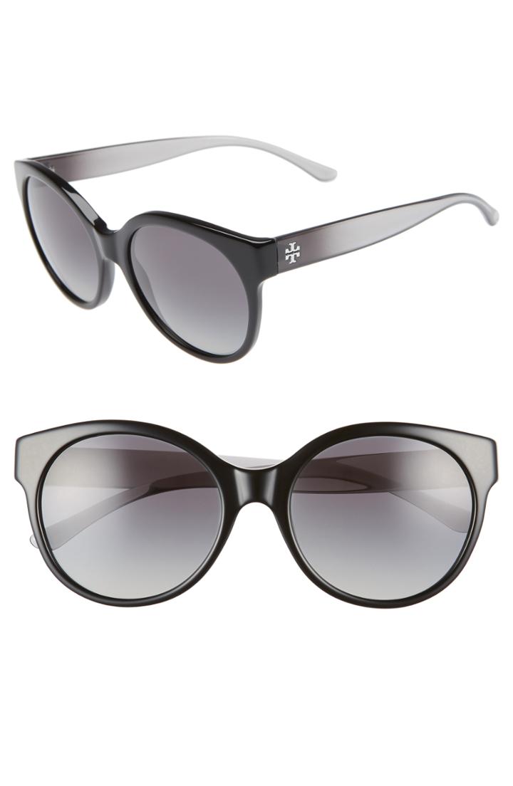 Women's Tory Burch Stacked T 55mm Round Sunglasses -