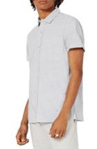 Men's Topman Slub Cotton Shirt