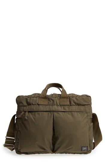 Men's Porter-yoshida & Co. Grain Boston Bag - Green