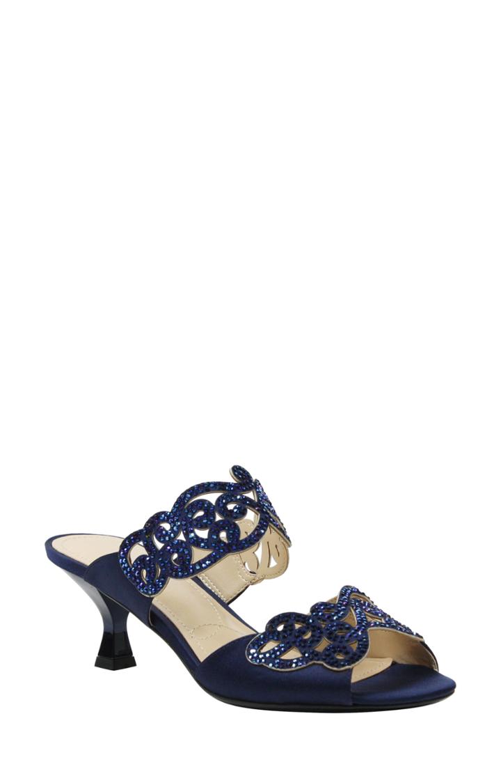 Women's J. Renee 'francie' Evening Sandal .5 Aa - Blue