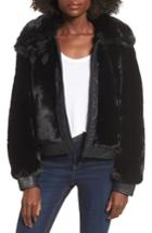 Women's Blanknyc Faux Fur Jacket - Black