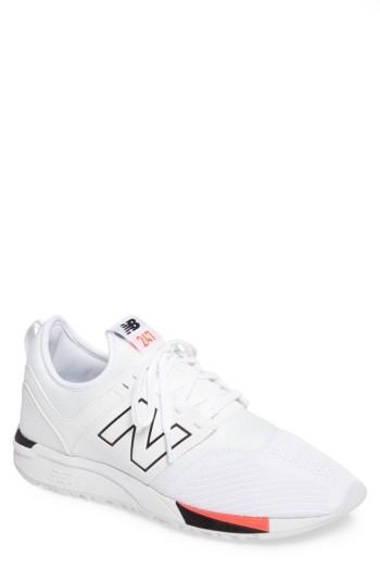 Men's New Balance 247 Classic Sneaker, Size 8.5 D - White