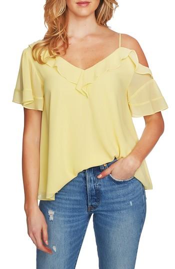 Women's 1.state Ruffle Asymmetrical Top