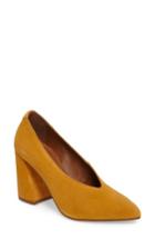 Women's Topshop Gina V Cut Pump .5us / 38eu - Yellow