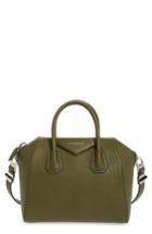 Givenchy 'small Antigona' Leather Satchel - Green