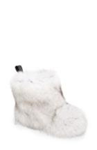 Women's Jimmy Choo Dalton Genuine Fox & Rabbit Fur Bootie Us / 35eu - White