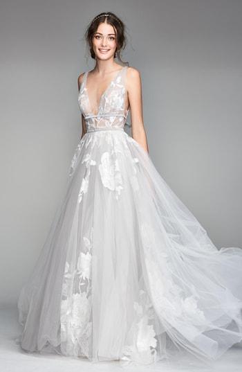 Women's Willowby Galatea Embroidered Tulle Ballgown