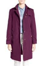 Women's Burberry Renwick Oversize Trench Coat - Purple