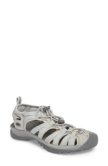 Women's Keen 'whisper' Water Friendly Sport Sandal M - Grey