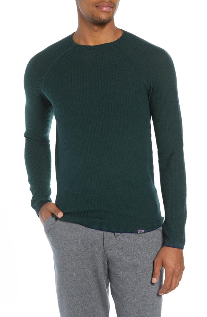 Men's Patagonia Capilene Lightweight Air Crew Sweater - Green