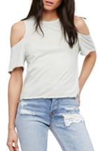 Women's Free People Taurus Cold Shoulder Tee - White