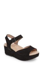 Women's Dansko Silvie Platform Wedge Sandal .5-6us / 36eu M - Black