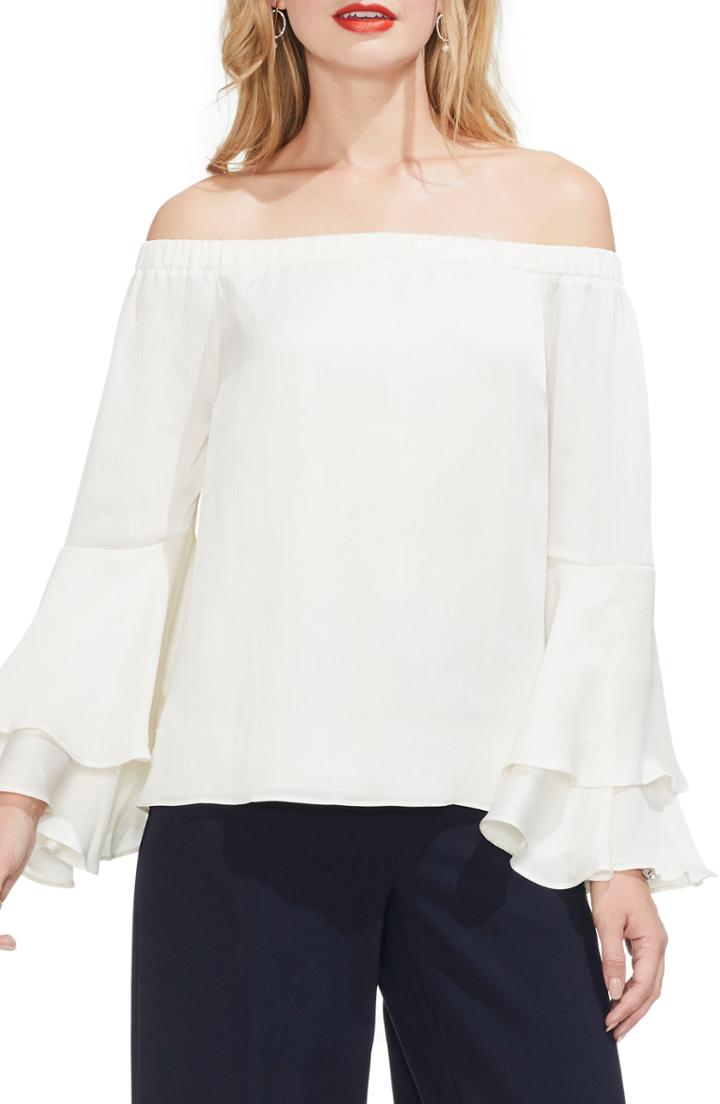 Women's Vince Camuto Bell Sleeve Off The Shoulder Top