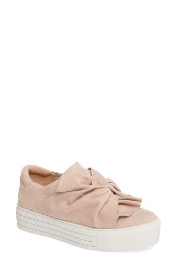 Women's Kenneth Cole Aaron Twisted Knot Flatform Sneaker M - Pink