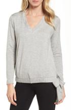 Women's Halogen Side Tie Top - Grey