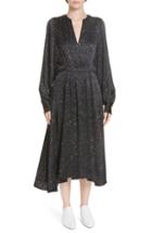 Women's Carmen Marc Valvo Infusion Sequin Floral Illusion Yoke Cocktail Dress
