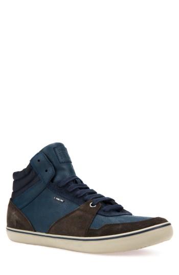 Men's Geox Box 29 High Top Sneaker Us / 41eu - Brown