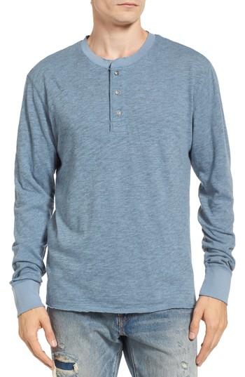 Men's Treasure & Bond Ronan Henley Top - Blue