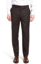 Men's Bensol Flannel Wool Trousers - Brown