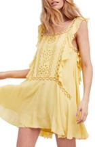 Women's Free People Priscilla Minidress - Yellow