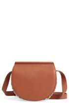 Givenchy Mini Infinity Calfskin Leather Saddle Bag - Brown